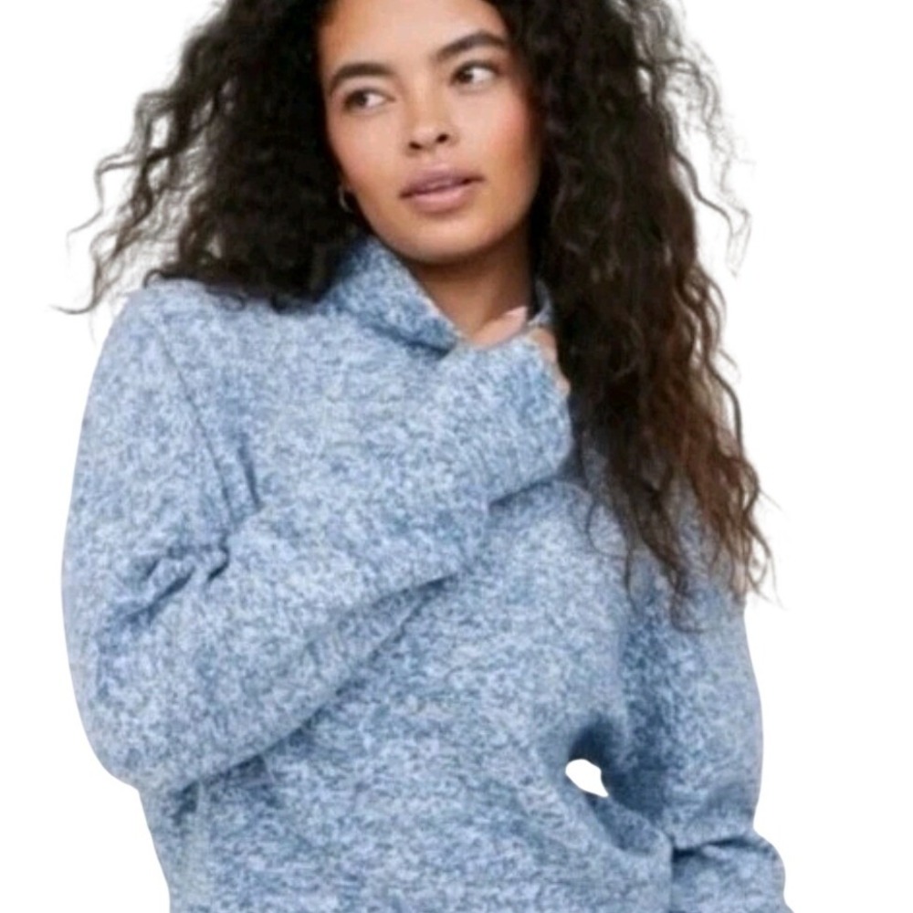 Offline By Aerie Snowday Womens size XS Oversized Fisherman Chunky Mock Sweater